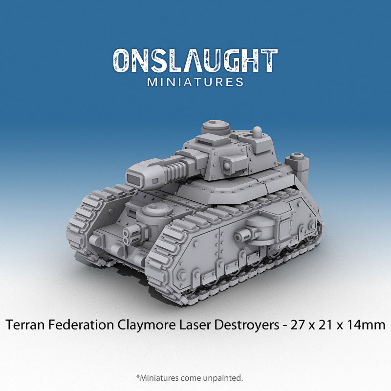 Terran Federation Claymore Laser Destroyers