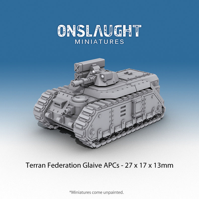 Terran Federation Glaive APCs
