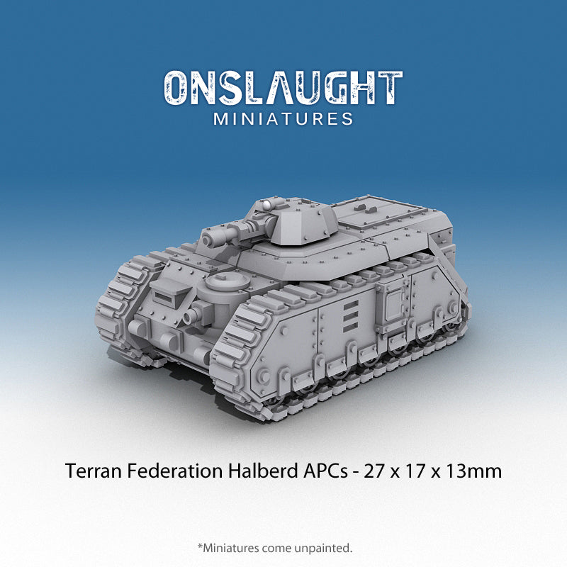 Terran Federation Halberd APCs