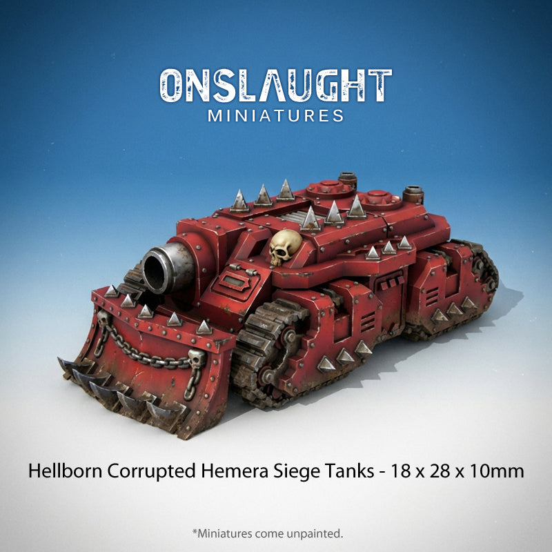 Hellborn Corrupted Hemera Siege Tanks