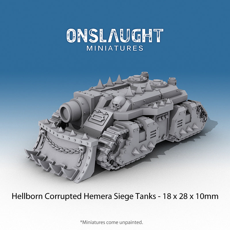 Hellborn Corrupted Hemera Siege Tanks