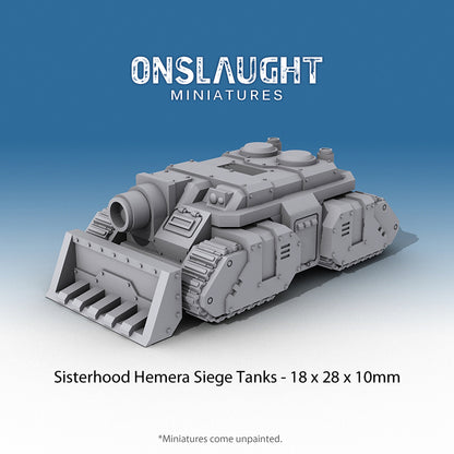 Sisterhood Hemera Siege Tanks