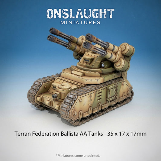 Terran Federation Ballista AA Tanks