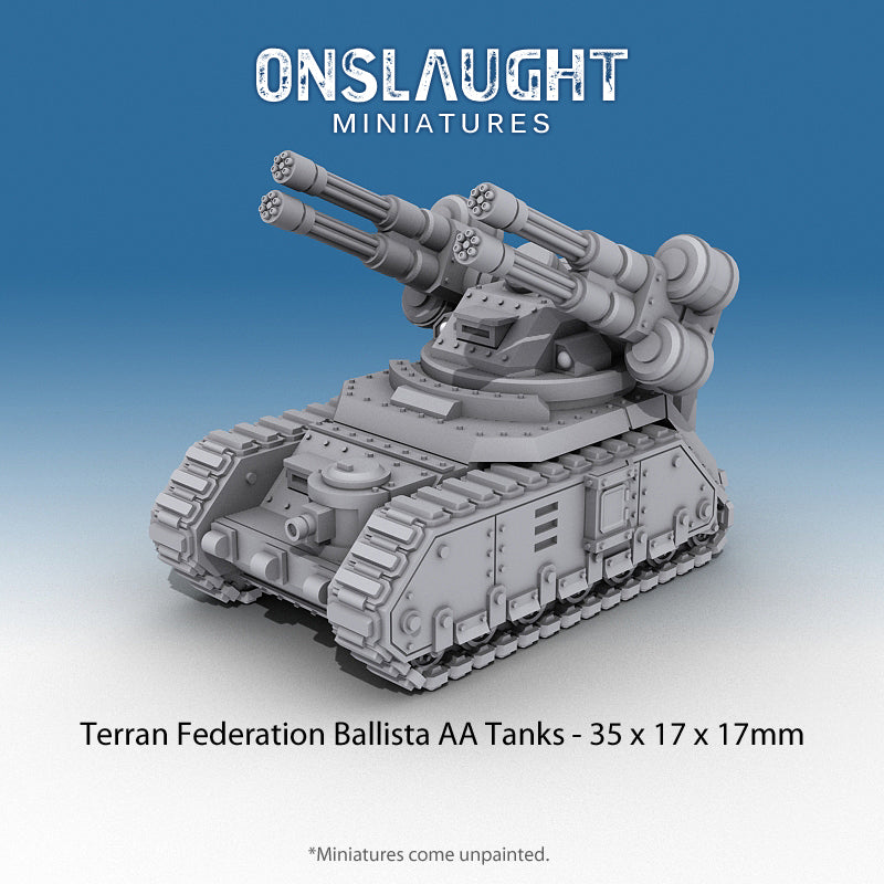 Terran Federation Ballista AA Tanks