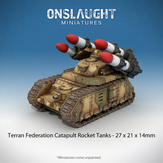 Terran Federation Catapult Rocket Tanks