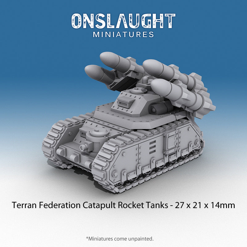 Terran Federation Catapult Rocket Tanks