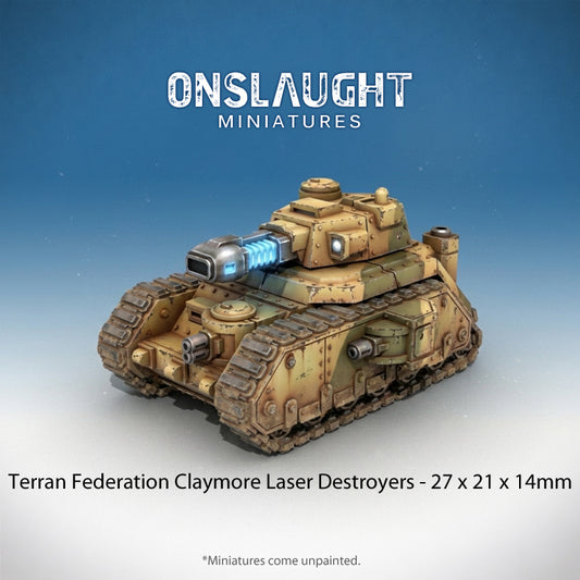 Terran Federation Claymore Laser Destroyers
