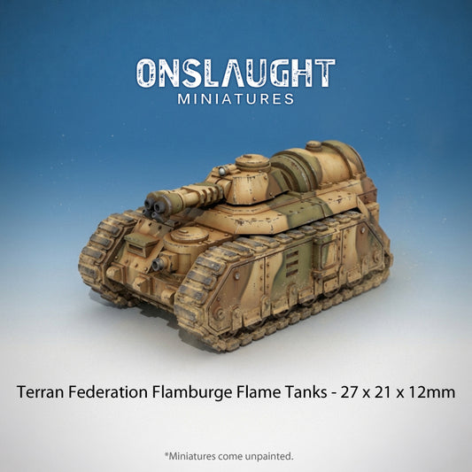 Terran Federation Flamburge Flame Tanks