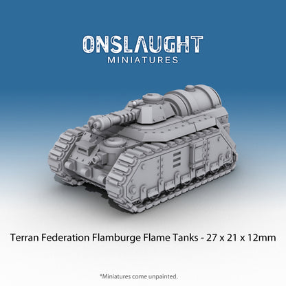 Terran Federation Flamburge Flame Tanks