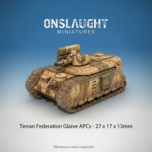 Terran Federation Glaive APCs
