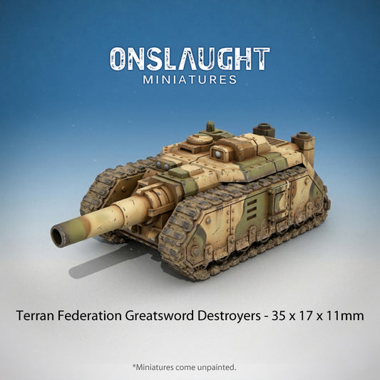 Terran Federation Greatsword Destroyers