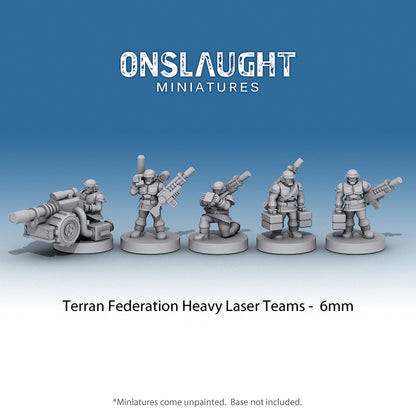Terran Federation Heavy Laser Teams
