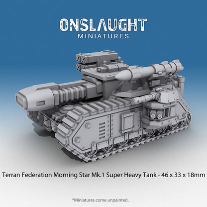 Terran Federation Morning Star Mk.1 Super Heavy Tank