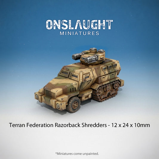 Terran Federation Razorback Shredders