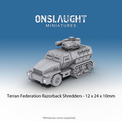 Terran Federation Razorback Shredders