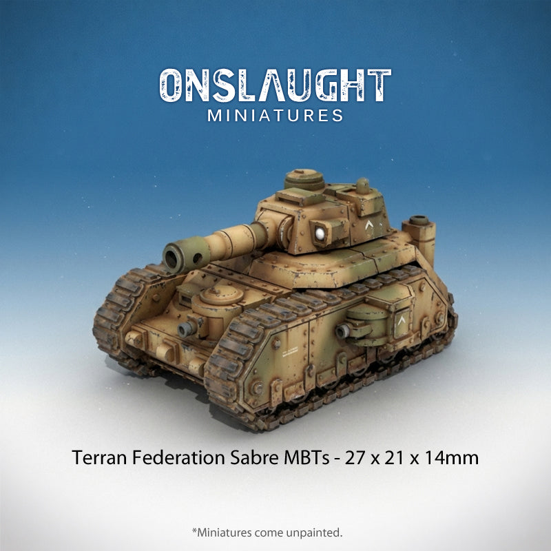 Terran Federation Sabre MBTs