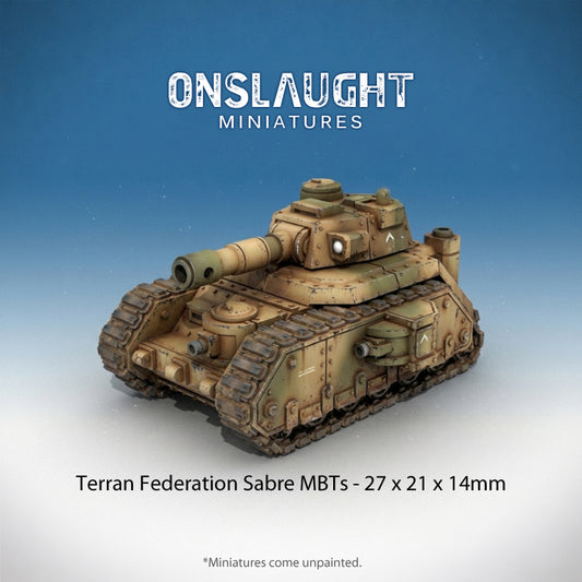 Terran Federation Sabre MBTs