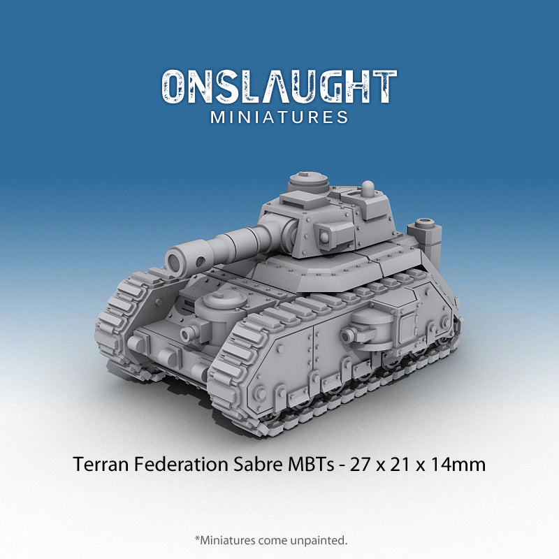 Terran Federation Sabre MBTs