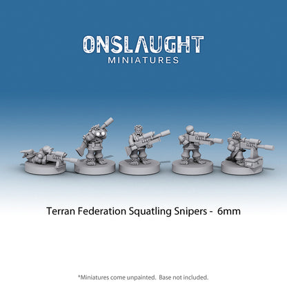 Terran Federation Squatling Snipers