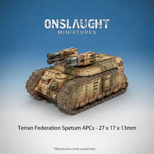 Terran Federation Spetum APCs