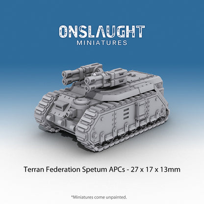 Terran Federation Spetum APCs