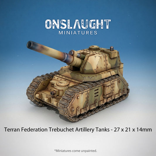 Terran Federation Trebuchet Artillery Tanks