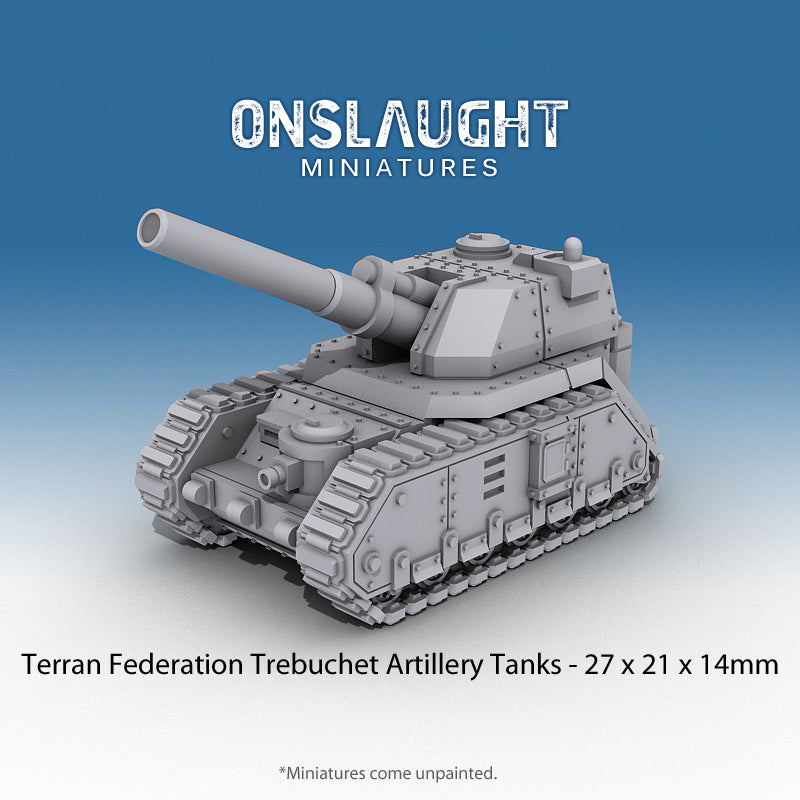 Terran Federation Trebuchet Artillery Tanks