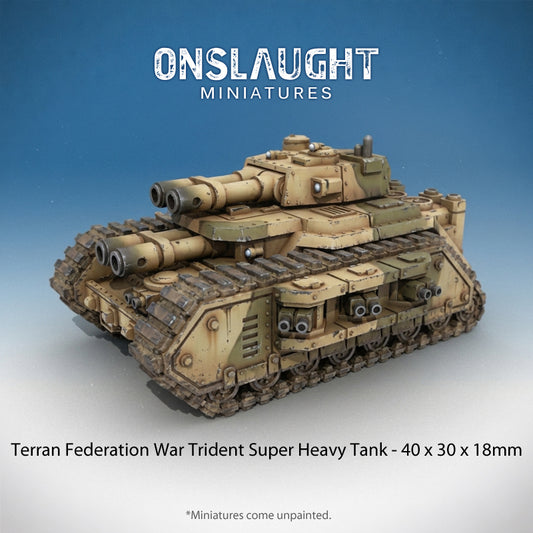 Terran Federation War Trident Super Heavy Tank