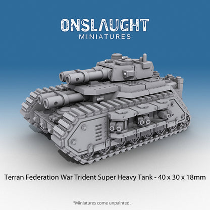 Terran Federation War Trident Super Heavy Tank