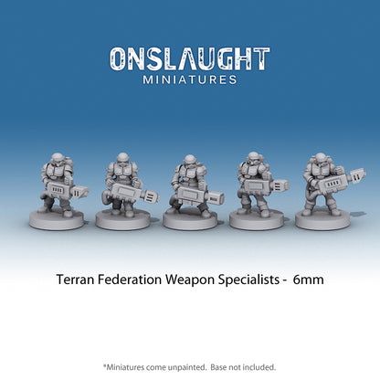 Terran Federation Weapon Specialists