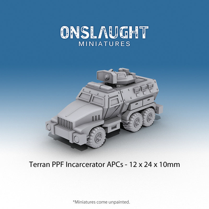 Terran PPF Incarcerator APCs