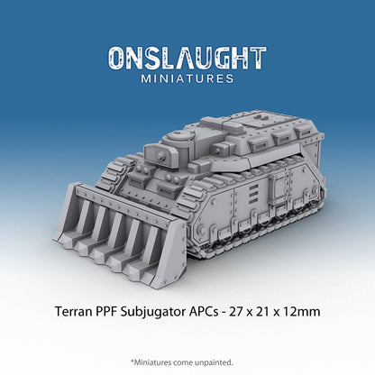 Terran PPF Subjugator APCs